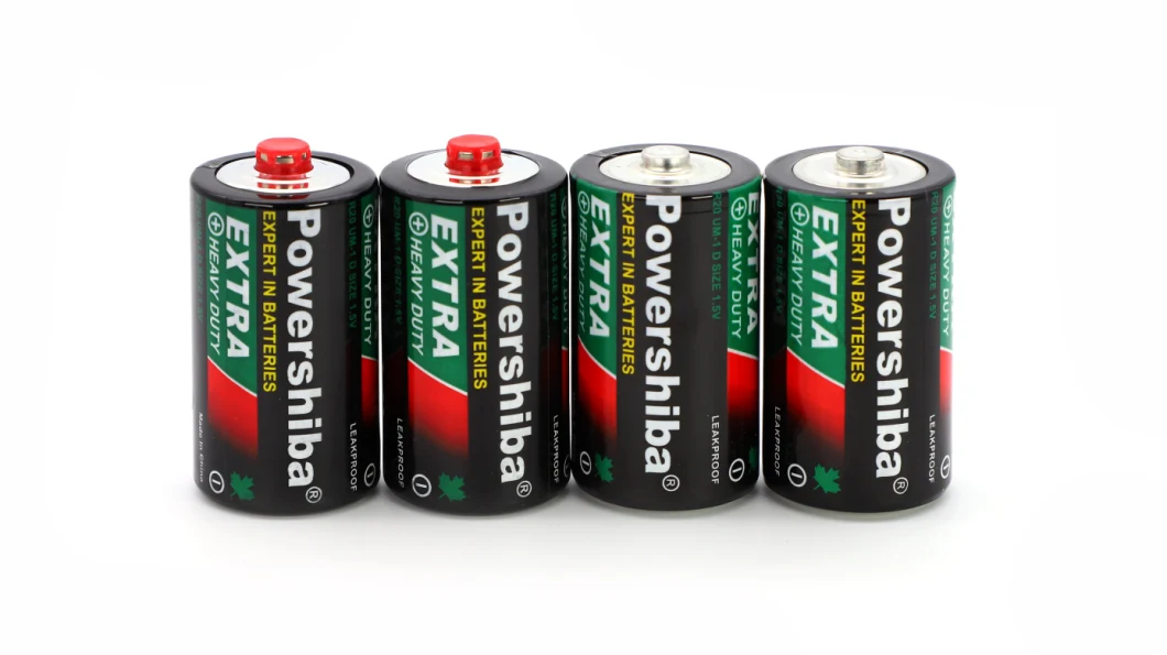 High Performance Primary Battery R20 D Size Battery with Duration Time 500min