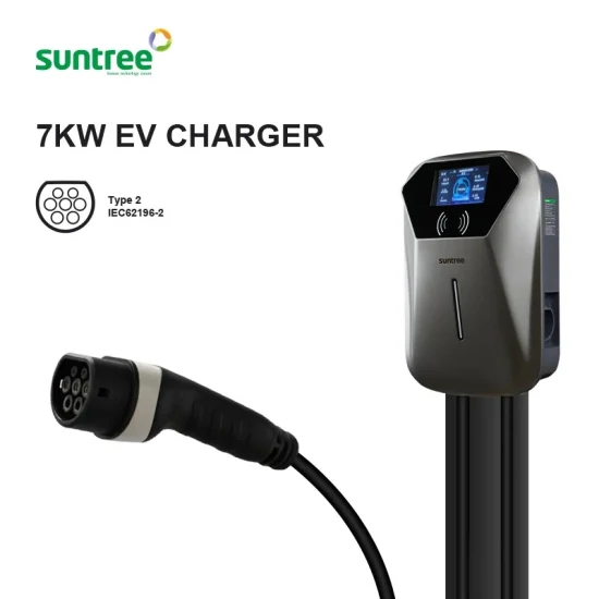 Fabricant monophasé 220V mur 32 ampères 7kw Smart Home AC EV Smart EV chargeur de voiture Wallbox avec écran 4.3 pouces