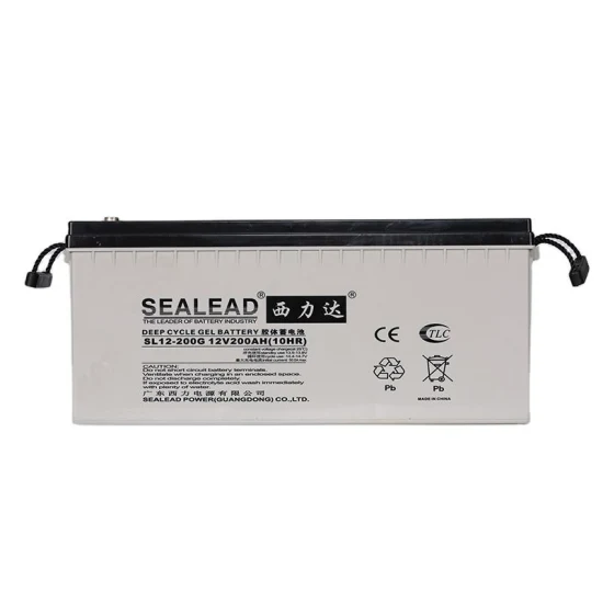 CE a approuvé la batterie de stockage solaire de gel de cycle profond d'inverseur 12V 200ah